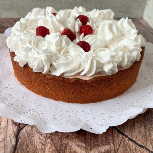 Pie de Frambuesa Keto